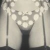Fleur Du Mal Polka Dot Embroidery Thong