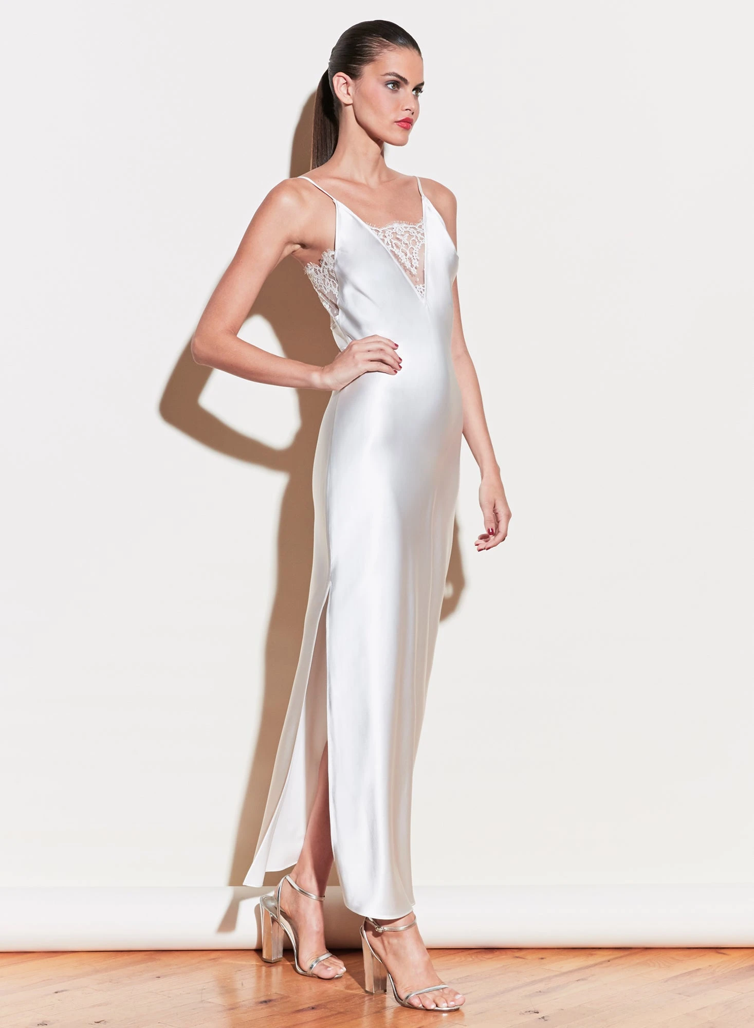 Fleur Du Mal Daphne Lace Insert Gown 3 Fleur Du Mal Daphne Lace Insert Gown - Image 3