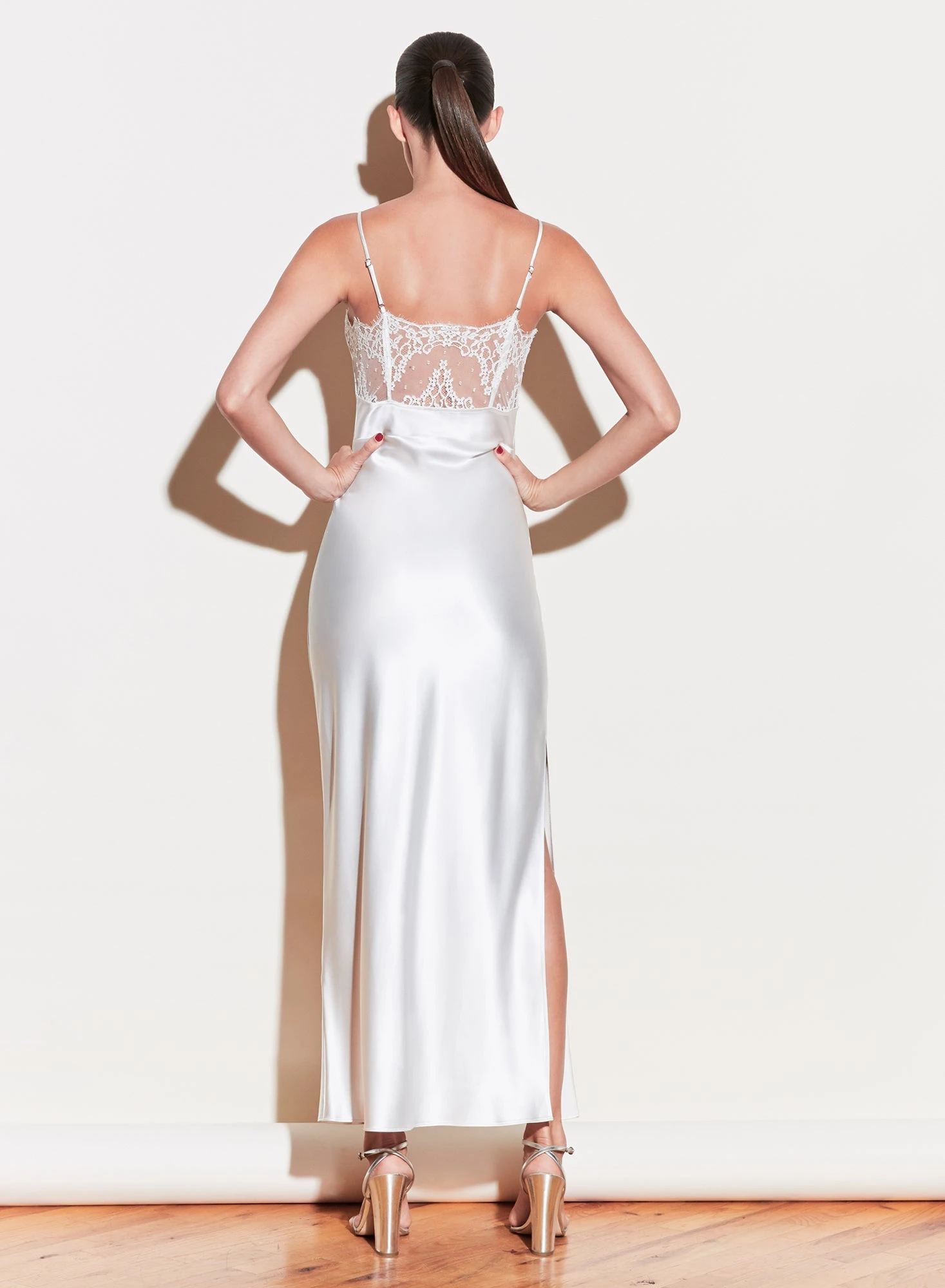 Fleur Du Mal Daphne Lace Insert Gown 2 Fleur Du Mal Daphne Lace Insert Gown - Image 2