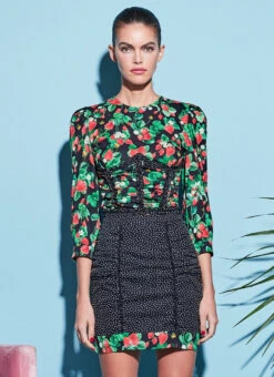 Fleur Du Mal Polka Dot Love Bound Skirt -Fleurdumal Shop 201208 FLEURDUMAL SHOT 03 0428full