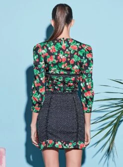 Fleur Du Mal Polka Dot Love Bound Skirt -Fleurdumal Shop 201208 FLEURDUMAL SHOT 03 0464crop