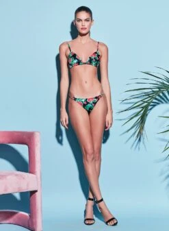 Fleur Du Mal Grommet Triangle Bikini Top