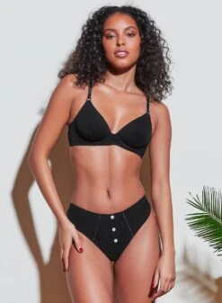 Fleur Du Mal Organic Cotton Unlined Demi Bra