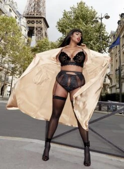 Fleur Du Mal X Precious Lily High Waist Thong -Fleurdumal Shop FDMPRECIOUS1