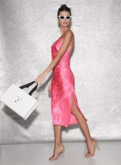 Fleur Du Mal Jacquard Slip Dress -Fleurdumal Shop FDM 010623 1 01027full