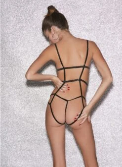 Fleur Du Mal Strappy Bondage Bodysuit -Fleurdumal Shop FDM 010623 1 02809full