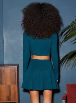 Fleur Du Mal Knit Flared Mini Skirt -Fleurdumal Shop FDM 020122 1 1693crop 50b4f7df 2391 4639 bcc3 1dc453478645