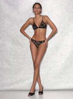 Fleur Du Mal Rosalia Lace Triangle Bra -Fleurdumal Shop FDM 021523 0356full
