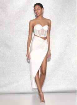 Fleur Du Mal Bella Embroidery Bustier -Fleurdumal Shop FDM 021523 0547full