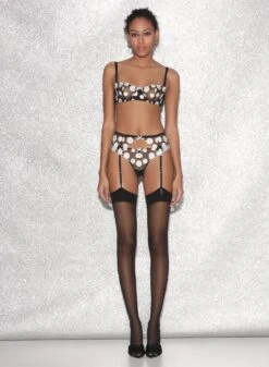 Fleur Du Mal Polka Dot Embroidery Balconette Bra -Fleurdumal Shop FDM 021523 0608full 7777be5e 927d 4ec2 9438 b24508b88ab8