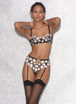 Fleur Du Mal Fuller Cup Polka Dot Embroidery Balconette Bra -Fleurdumal Shop FDM 021523 0641full 1a624608 5c1c 48be 8357 47fa8c7e18bf