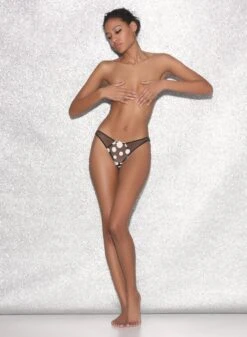 Fleur Du Mal Polka Dot Embroidery Cheeky -Fleurdumal Shop FDM 021523 0768full