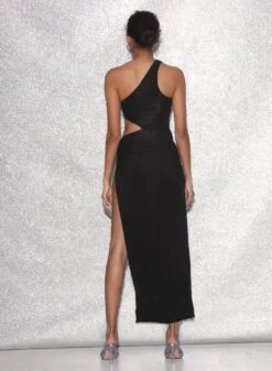 Fleur Du Mal Asymmetric Side Knot Dress 11 Fleur Du Mal Asymmetric Side Knot Dress -Fleurdumal Shop FDM 021523 0981full