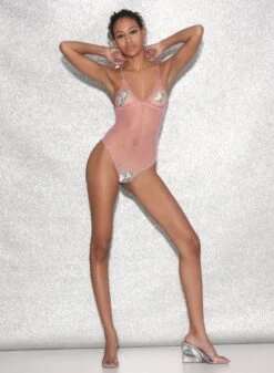 Fleur Du Mal Big Spender Embroidery Bodysuit -Fleurdumal Shop FDM 021523 1368full