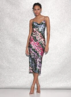 Fleur Du Mal Cowl Neck Slip Dress -Fleurdumal Shop FDM 021523 1759full