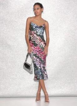 Fleur Du Mal Cowl Neck Slip Dress -Fleurdumal Shop FDM 021523 1861full