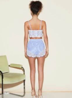 Fleur Du Mal Eyelet Embroidery Short 17 Fleur Du Mal Eyelet Embroidery Short -Fleurdumal Shop FDM 050322 1 0440full