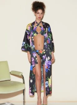 Fleur Du Mal Enchanted Garden Kimono 17 Fleur Du Mal Enchanted Garden Kimono -Fleurdumal Shop FDM 050322 1 2044full