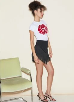 Fleur Du Mal Fleur Lips Tee 14 Fleur Du Mal Fleur Lips Tee -Fleurdumal Shop FDM 050322 1 3710full