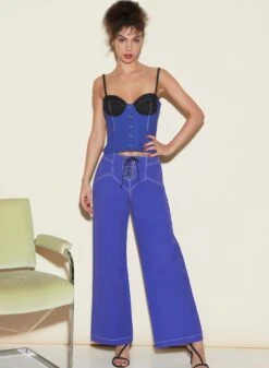 Fleur Du Mal Twill Cupped Top 13 Fleur Du Mal Twill Cupped Top -Fleurdumal Shop FDM 050322 1 3850full