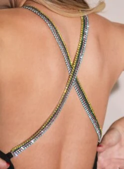 Fleur Du Mal Rhinestone Chain Dress 9 Fleur Du Mal Rhinestone Chain Dress -Fleurdumal Shop FDM 053023 1 13305full