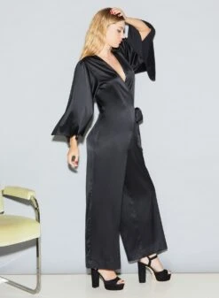 Fleur Du Mal Angel Sleeve Jumpsuit -Fleurdumal Shop FDM 070622 4383full