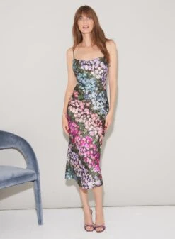 Fleur Du Mal Cowl Neck Slip Dress