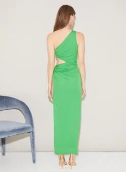 Fleur Du Mal Asymmetric Side Knot Dress -Fleurdumal Shop FDM 090722 1 1798full