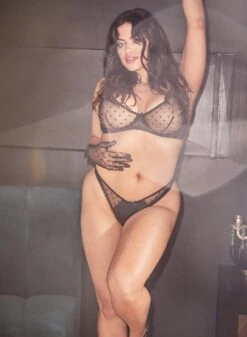 Fleur Du Mal Fuller Cup Dotty Tulle Bra