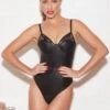 Fleur Du Mal Vegan Leather Bebe Bodysuit