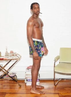 Fleur Du Mal Botanical Unisex Boxer Short -Fleurdumal Shop FDM 102221 1 2287full