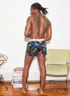 Fleur Du Mal Botanical Unisex Boxer Short -Fleurdumal Shop FDM 102221 1 2314full