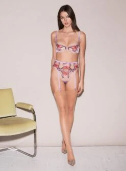 Fleur Du Mal Butterfly Embroidery Garter Belt -Fleurdumal Shop FDM 111522 10362full 8097e58e 4e50 4a95 add1 0d9d4ee37bf9