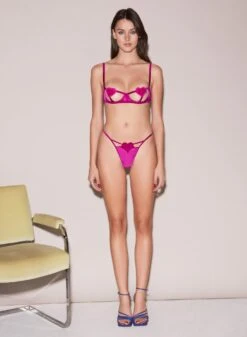 Fleur Du Mal Queen Of Hearts V String -Fleurdumal Shop FDM 111522 11204full