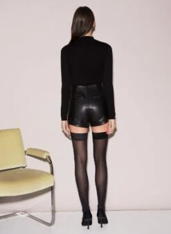 Fleur Du Mal Rose & Dagger Cropped Sweater -Fleurdumal Shop FDM 111522 9019full