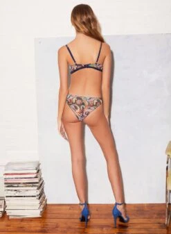 Fleur Du Mal Paisley Mesh Demi Bra -Fleurdumal Shop FL 082021 1 0067full