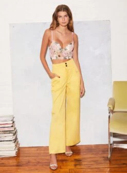 Fleur Du Mal Cotton Wide Leg Jean 15 Fleur Du Mal Cotton Wide Leg Jean -Fleurdumal Shop FL 082021 1 2019full