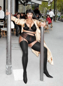 Fleur Du Mal X Precious Lily Garter Belt -Fleurdumal Shop Fleur du Mal x Precious Lee Claire Rothstein 03