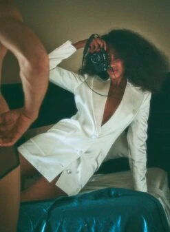 Fleur Du Mal Tuxedo Dress