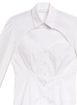 Fleur Du Mal Bella Shirt -Fleurdumal Shop bellashirtivoryflat2