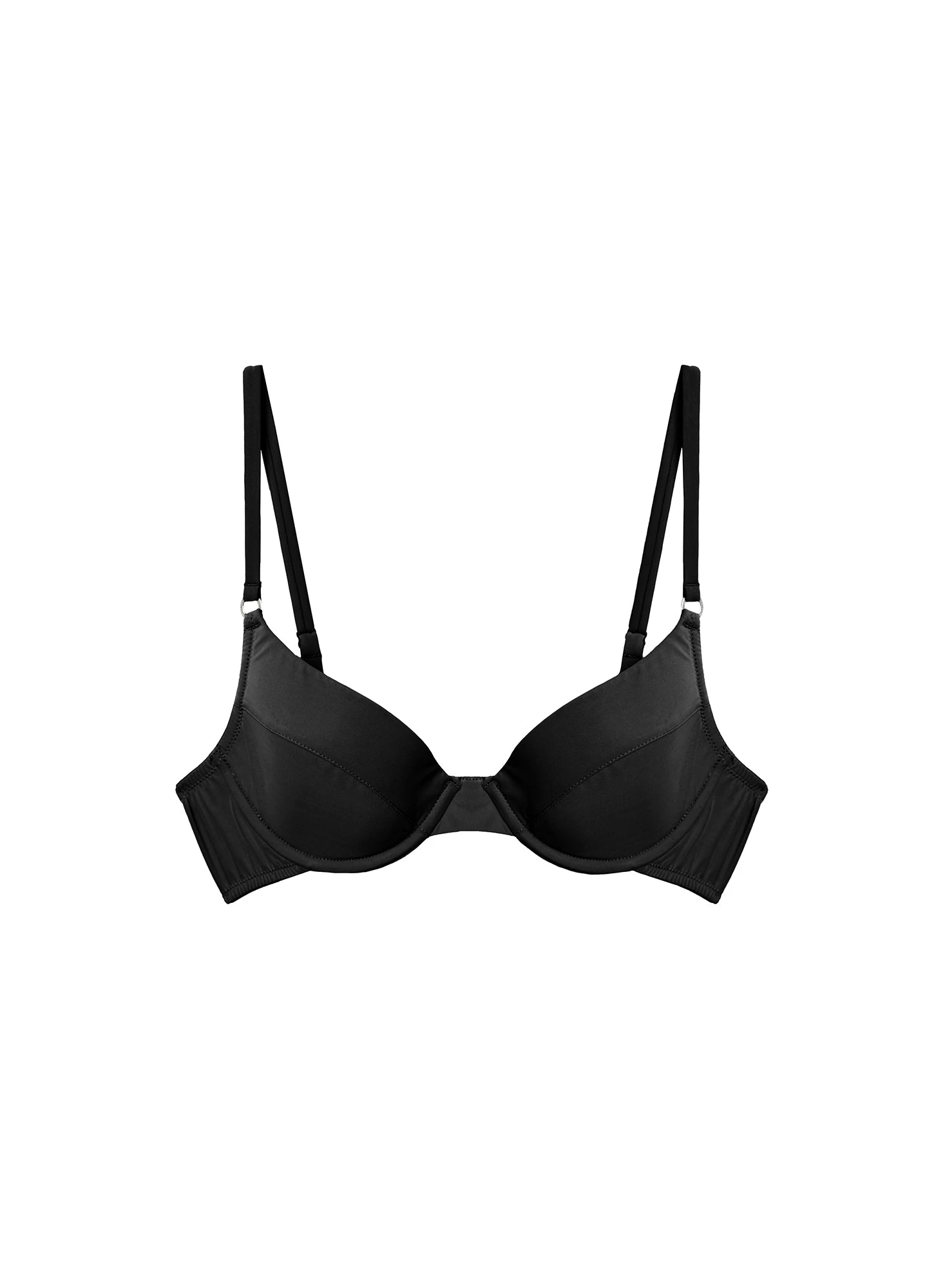 Fleur Du Mal Eco Luxe Jersey Lined Demi Bra 3 Fleur Du Mal Eco Luxe Jersey Lined Demi Bra - Image 3