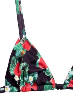 Fleur Du Mal Grommet Triangle Bikini Top 12 Fleur Du Mal Grommet Triangle Bikini Top -Fleurdumal Shop blackstrawberrybikinitopflat2