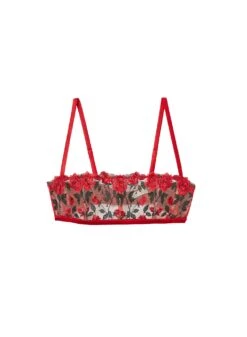 Fleur Du Mal Roses & Thorns Boned Bralette -Fleurdumal Shop bonedbraletteflat1