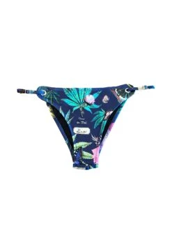 Fleur Du Mal Botanical Grommet Bikini Bottom -Fleurdumal Shop botanicalbikinibottomflat1