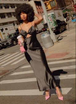 Fleur Du Mal Bow Slip Dress -Fleurdumal Shop bowslip2