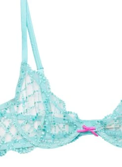 Fleur Du Mal Dotty Grid Demi Bra 15 Fleur Du Mal Dotty Grid Demi Bra -Fleurdumal Shop brightjadebraflat2