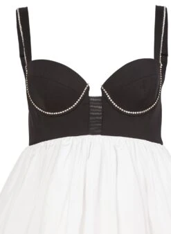 Fleur Du Mal Bustier Babydoll Dress -Fleurdumal Shop bustierbabydollflat2