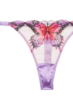 Fleur Du Mal Butterfly Embroidery Thong -Fleurdumal Shop butterflythongflat2 767fef50 b82e 4812 bdf0 981dc33cd7be