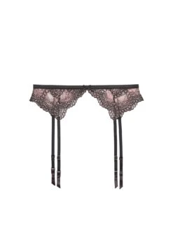 Fleur Du Mal Chain Embroidery Garter 12 Fleur Du Mal Chain Embroidery Garter -Fleurdumal Shop chainembroiderygarterflat1