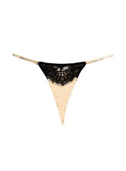 Fleur Du Mal Cherie Lace V String -Fleurdumal Shop cherievstringflat1